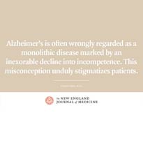 New England Journal of Medicine Tweet on Dr. Devi's article: Alzheimer's is not a monolithic disease.